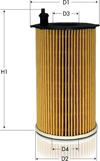 Tecneco Filters OL2193E - Eļļas filtrs adetalas.lv