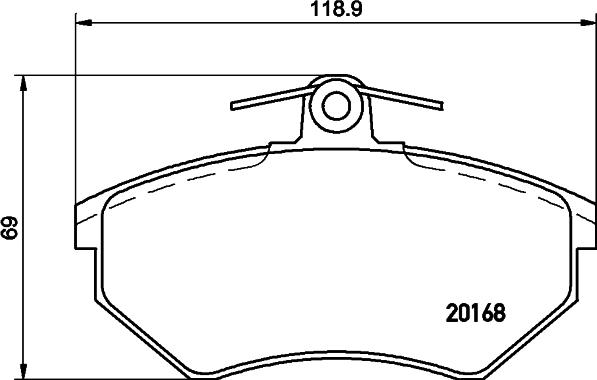 Textar 2016817 - Bremžu uzliku kompl., Disku bremzes adetalas.lv