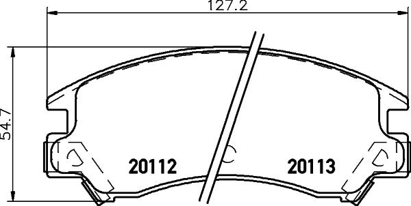 Textar 2011201 - Bremžu uzliku kompl., Disku bremzes adetalas.lv