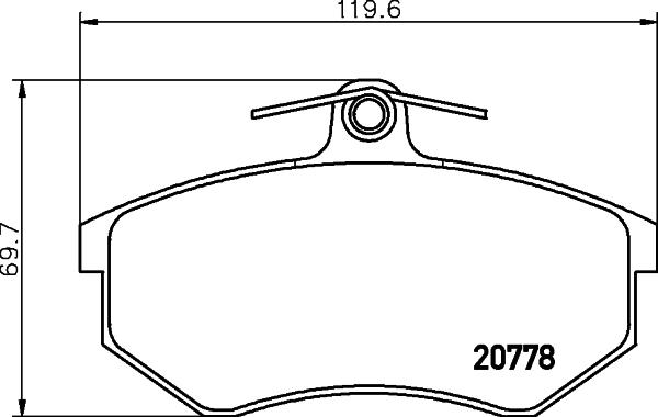 Textar 2077801 - Bremžu uzliku kompl., Disku bremzes adetalas.lv