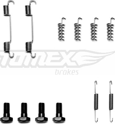 TOMEX brakes TX 40-07 - Piederumu komplekts, Bremžu loki adetalas.lv