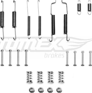 TOMEX brakes TX 40-15 - Piederumu komplekts, Bremžu loki adetalas.lv