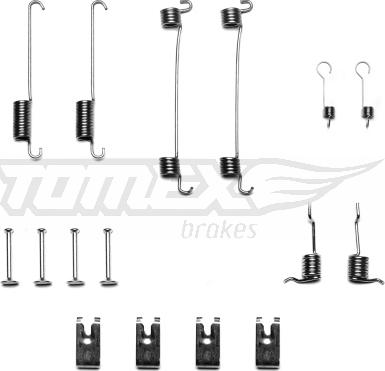 TOMEX brakes TX 40-10 - Piederumu komplekts, Bremžu loki adetalas.lv