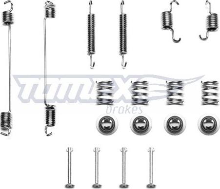 TOMEX brakes TX 41-99 - Piederumu komplekts, Bremžu loki adetalas.lv