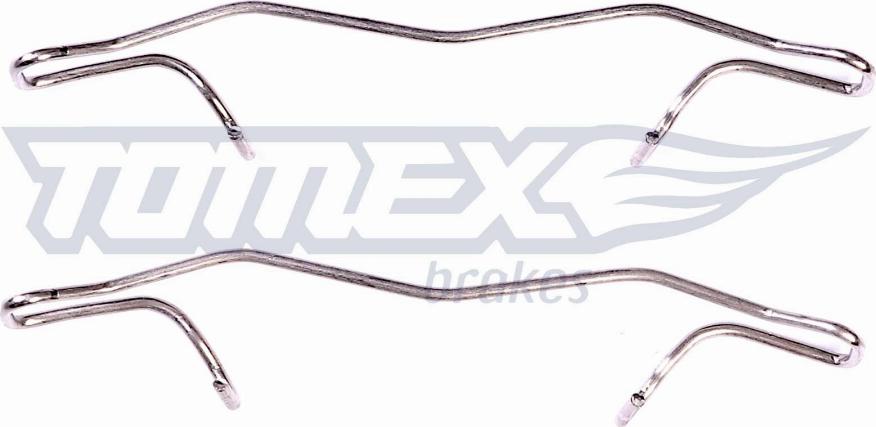 TOMEX brakes TX 43-00 - Piederumu komplekts, Disku bremžu uzlikas adetalas.lv