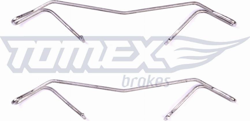 TOMEX brakes TX 43-07 - Piederumu komplekts, Disku bremžu uzlikas adetalas.lv