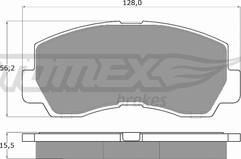 TOMEX brakes TX 11-45 - Bremžu uzliku kompl., Disku bremzes adetalas.lv