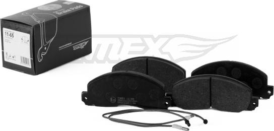 TOMEX brakes TX 11-65 - Bremžu uzliku kompl., Disku bremzes adetalas.lv