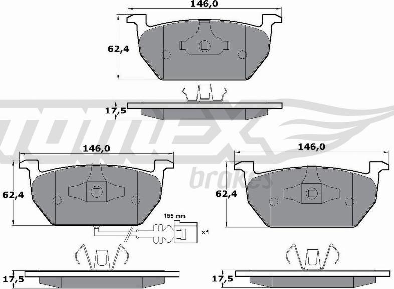 Magneti Marelli 363700202438 - Bremžu uzliku kompl., Disku bremzes adetalas.lv