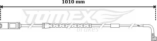 TOMEX brakes TX 30-62 - Indikators, Bremžu uzliku nodilums adetalas.lv