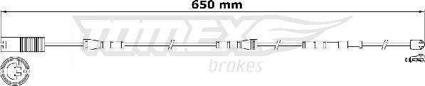 TOMEX brakes TX 31-15 - Indikators, Bremžu uzliku nodilums adetalas.lv