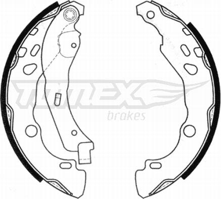 TOMEX brakes TX 20-99 - Bremžu loku komplekts adetalas.lv