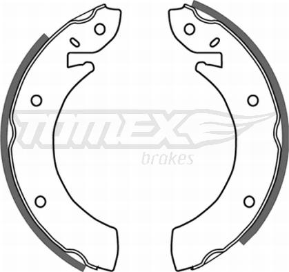 TOMEX brakes TX 20-96 - Bremžu loku komplekts adetalas.lv