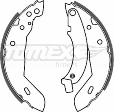 TOMEX brakes TX 20-40 - Bremžu loku komplekts adetalas.lv