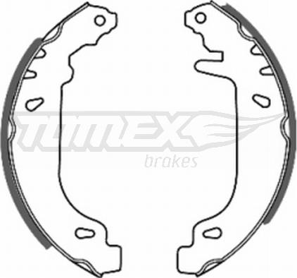 TOMEX brakes TX 20-41 - Bremžu loku komplekts adetalas.lv