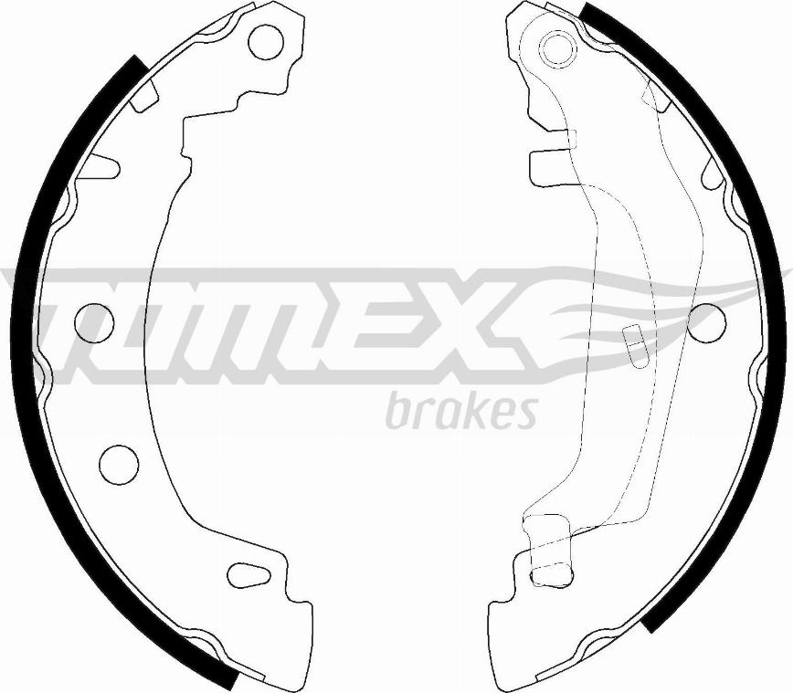 TOMEX brakes TX 20-43 - Bremžu loku komplekts adetalas.lv