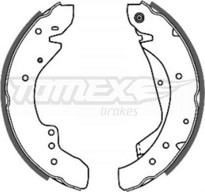 TOMEX brakes TX 20-59 - Bremžu loku komplekts adetalas.lv