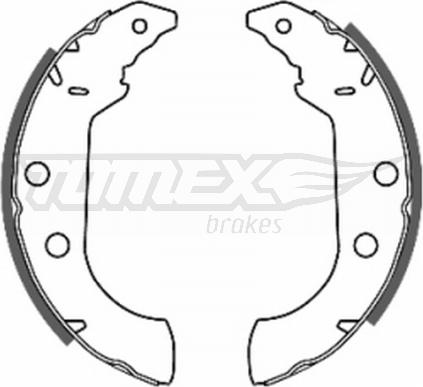 TOMEX brakes TX 20-67 - Bremžu loku komplekts adetalas.lv