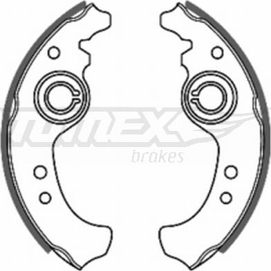 TOMEX brakes TX 20-01 - Bremžu loku komplekts adetalas.lv