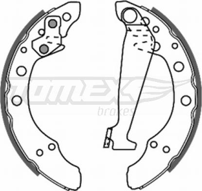 TOMEX brakes TX 20-86 - Bremžu loku komplekts adetalas.lv