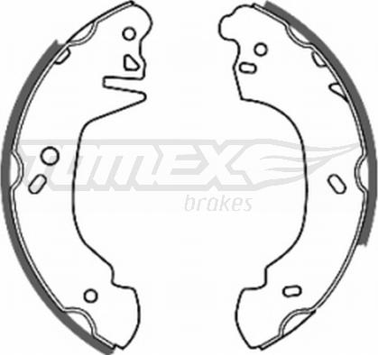 TOMEX brakes TX 20-34 - Bremžu loku komplekts adetalas.lv