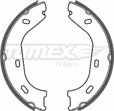 TOMEX brakes TX 20-36 - Bremžu loku komplekts adetalas.lv