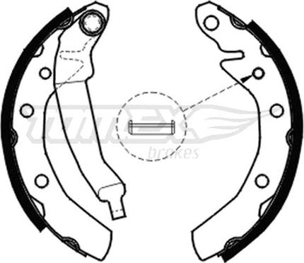 TOMEX brakes TX 20-30 - Bremžu loku komplekts adetalas.lv