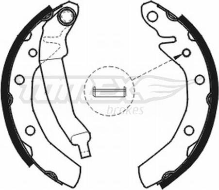 TOMEX brakes TX 20-31 - Bremžu loku komplekts adetalas.lv