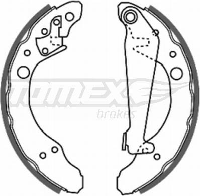 TOMEX brakes TX 20-24 - Bremžu loku komplekts adetalas.lv