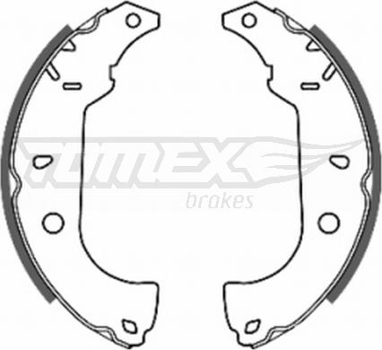 TOMEX brakes TX 20-26 - Bremžu loku komplekts adetalas.lv