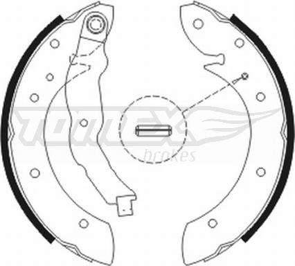 TOMEX brakes TX 20-79 - Bremžu loku komplekts adetalas.lv