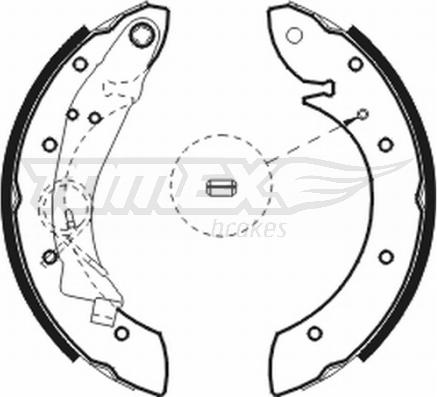 TOMEX brakes TX 20-75 - Bremžu loku komplekts adetalas.lv