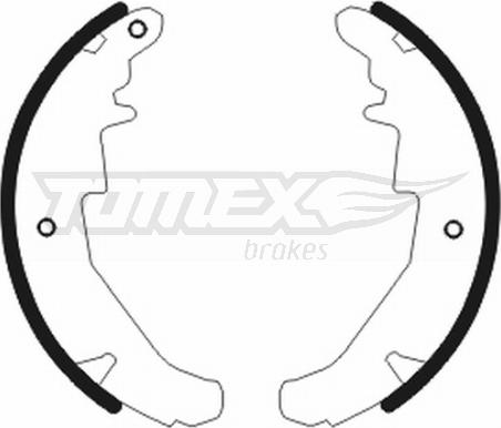 TOMEX brakes TX 20-76 - Bremžu loku komplekts adetalas.lv