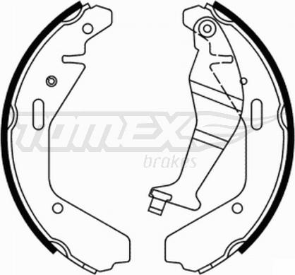 TOMEX brakes TX 21-94 - Bremžu loku komplekts adetalas.lv