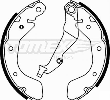 TOMEX brakes TX 21-93 - Bremžu loku komplekts adetalas.lv