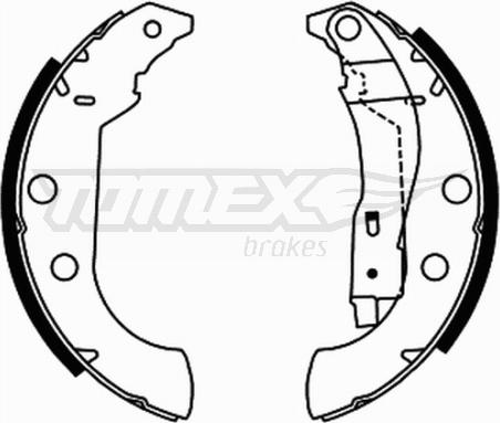 TOMEX brakes TX 21-67 - Bremžu loku komplekts adetalas.lv