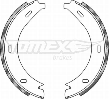 TOMEX brakes TX 21-19 - Bremžu loku komplekts adetalas.lv