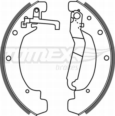 TOMEX brakes TX 21-12 - Bremžu loku komplekts adetalas.lv