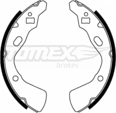 TOMEX brakes TX 21-83 - Bremžu loku komplekts adetalas.lv