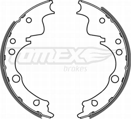 TOMEX brakes TX 21-39 - Bremžu loku komplekts adetalas.lv