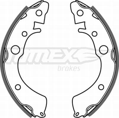 TOMEX brakes TX 21-35 - Bremžu loku komplekts adetalas.lv