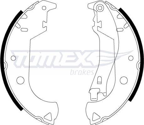 TOMEX brakes TX 21-30 - Bremžu loku komplekts adetalas.lv