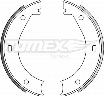 TOMEX brakes TX 21-25 - Bremžu loku komplekts adetalas.lv