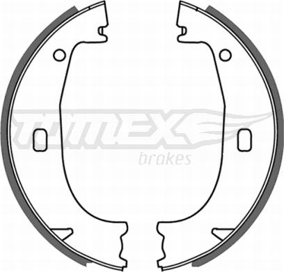 TOMEX brakes TX 21-23 - Bremžu loku komplekts adetalas.lv