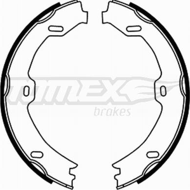 TOMEX brakes TX 21-72 - Bremžu loku komplekts adetalas.lv