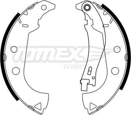 TOMEX brakes TX 23-15 - Bremžu loku komplekts adetalas.lv