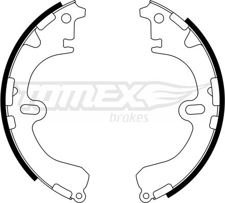 TOMEX brakes TX 23-34 - Bremžu loku komplekts adetalas.lv