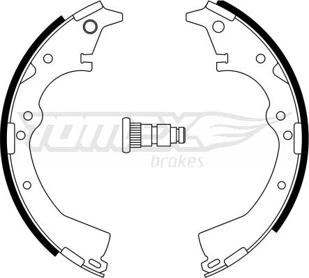 TOMEX brakes TX 23-36 - Bremžu loku komplekts adetalas.lv