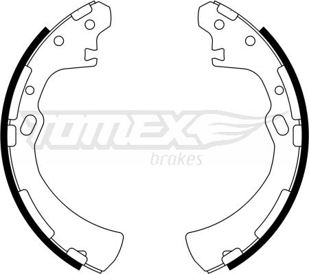 TOMEX brakes TX 23-31 - Bremžu loku komplekts adetalas.lv