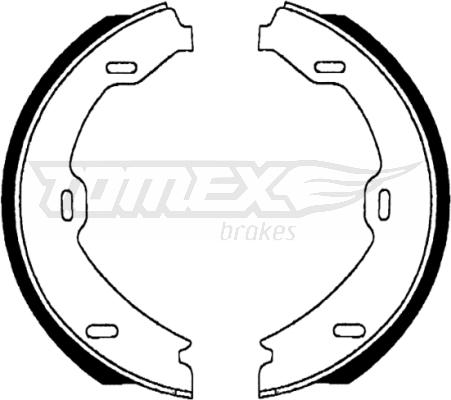 TOMEX brakes TX 22-69 - Bremžu loku komplekts adetalas.lv